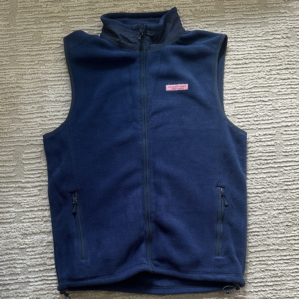Vineyard vines Navy Blue Fleece Vest